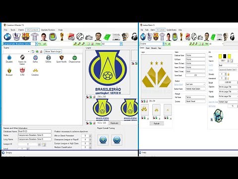 FIFA 15 CREATION MASTER CRIANDO TIMES E ADICIONANDO BRASILEIRÃO SÉRIE B