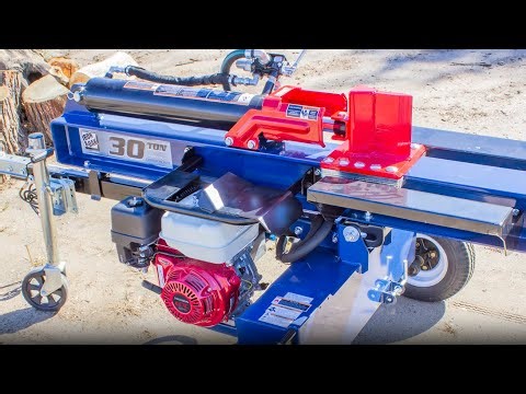 30-Ton Towable Log Splitter Training by Iron & Oak - Lawn & Landscape from Herc Rentals