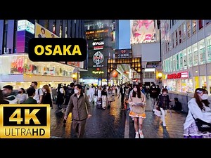 OSAKA, JAPAN 🇯🇵 [4K] Dotonbori — Namba — Nipponbashi — Osaka Walking at night