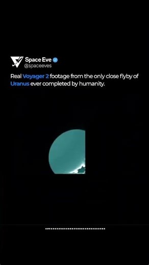This is real data from Voyager 2 as it swept past Uranus in 1986. #Voyager2 #Uranus #NASA