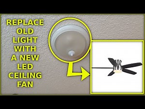 LED Ceiling Fan Install - Home Decorators