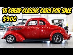 15 Classic Cars from the 1940s to 1970s You Can Buy for $900 to $39,000!