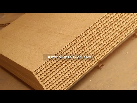 Hollow Core Particle board Production line/ Tubular particleboard making machine