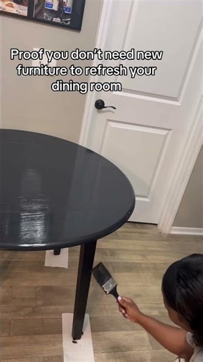 DIY dining room painting #roommakeover #loveyourspace #homedecor