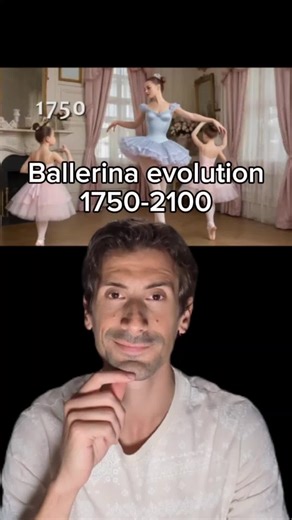 Ballerina Evolution from 1750 to 2100: A Reaction