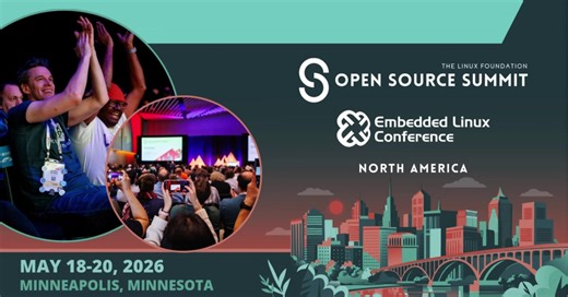 The Call for Proposals is now open for Open Source Summit North America, returning May 18–20 to Minneapolis, Minnesota, and once again co-located with Embedded Linux Conference North America. Together, these two flagship events bring maintainers, developers, architects, and community leaders together across cloud, AI, Linux, and embedded systems to share knowledge and shape what’s next for open source. Proposals are now being accepted across a wide range of content areas, including: 💡Continuous