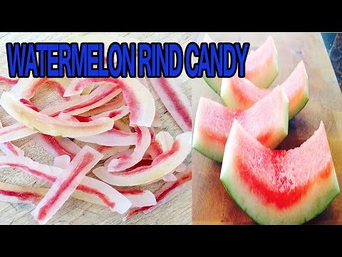 How to Make Watermelon Rind Candy