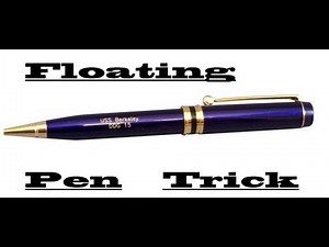 How to do the Floating Pen/Pencil Trick!!! BEGINNERS MAGIC TRICK