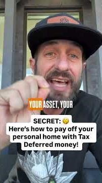 SECRET:💥 Here's how to pay off your personal home Tax Deferred money!