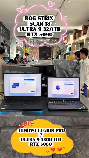 2025 ROG STRIX SCAR-18 G835LX-SA209W $3,999 - CPU :Intel® Core™ Ultra 9 275HX 5.4GHz - ( Intel® AI Boost NPU 24 cores, 24 Threads ) - RAM : 32GB (DDR5) 5600mhz - Storage : 1TB M.2 PCIe 4.0 - ROG Nebula HDR 18-inch WQXGA 2.5K - G-Sync 240Hz Mini LED DCI-P3:100% - NVIDIA RTX™ 5090 24GB GDDR7 - OS : Windows 11 License - 3.30 Kg | 90WHrs, 4S1P, 4-cell Li-ion - Backlit Chiclet Keyboard Per-Key RGB - Code : L001-260925B1 ------------------------- - Free : Asus ROG backpack - Free : Asus ROG Gladius II