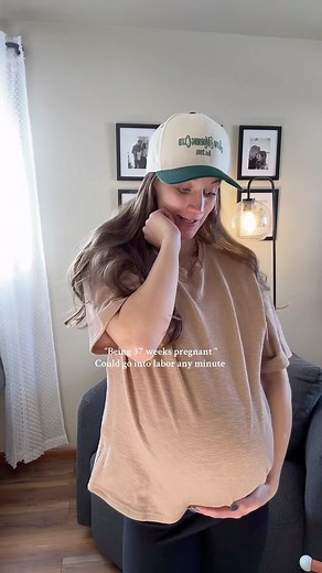 4.7K views · 45 reactions | Being 37 weeks pregnant could go into labor any minute right? • • • • • • • •#37weekspregnant #pregnantbelly #pregnancy #thirdtrimester #pregnancylife #duedate #februarybaby #laboranddelivery | Alexslifeinmotherhood | Facebook