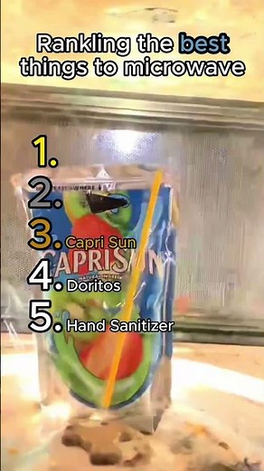 Ranking the best things to microwave part 2. 🤯