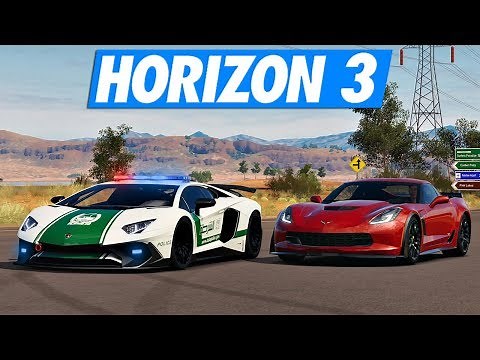 Forza Horizon 3 - Police VS Voleurs Dubaï !