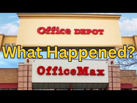 How Office Depot and Office Max Collapsed