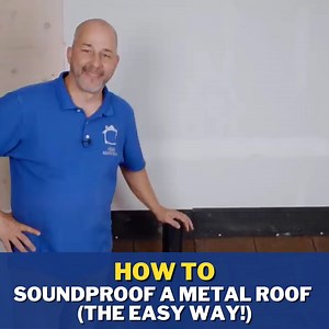 Today I'm here to answer the question: can you soundproof a metal roof? Heck yes you can! Here's the easiest way to soundproof a metal roof. If you've ever had to deal with a metal roof, one thing you would know about is how annoying the impact noise can be. From rain, to hail, to sleet, you can get decibel ratings of about 80 from these impact factors, which is equivalent to the noise of a freight train just half a block away! | Home RenoVision DIY