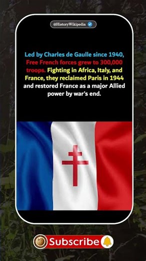 The 300,000-Strong Free French Comeback 🇫🇷 #warhistory