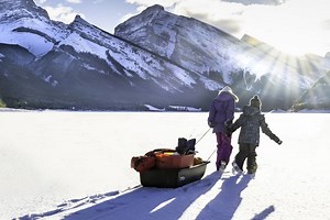 How To Make an Ice Fishing Sled Easier To Pull w/Video!