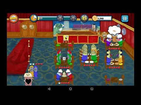 SpongeBob SquarePants Diner Dash Deluxe Gameplay (World 4)