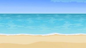 2d Animated Cartoon Beautiful Sandy Sea Stock Footage Video (100% Royalty-free) 3488534041 | Shutterstock