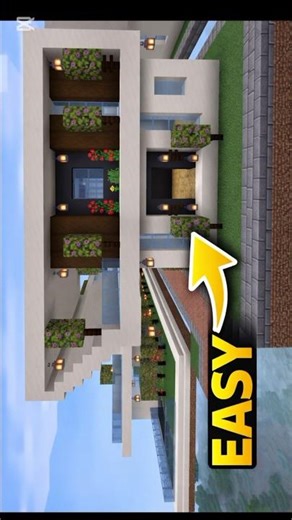 Easy Minecraft House 🔥 Full Tutorial Link in Description #minecraft