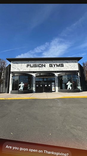 Open House 24/7 at both locations on Thanksgiving Day and FREE FOOD at FUSION FRESH #fusiongyms #fusionfresh