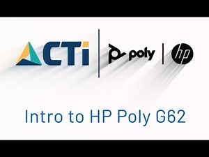 HP-Poly Unveils the New Studio G62 Video Conferencing System!