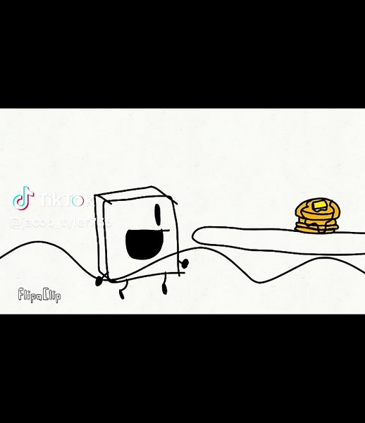 #FlipaClip Blocky's Animation: Eat while swimming - Pancake Mukbang Animation