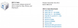 Apple seeds first iOS 5.1 beta, Xcode 4.3 beta (release notes included) - 9to5Mac