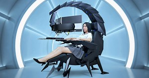 This $3,300 Chair Lets You Edit Photos While Looking Like a Supervillain