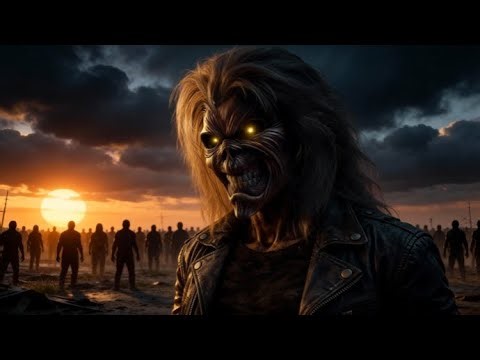 Wasted Years - Iron Maiden (4K AI Tribute Video) [CC]