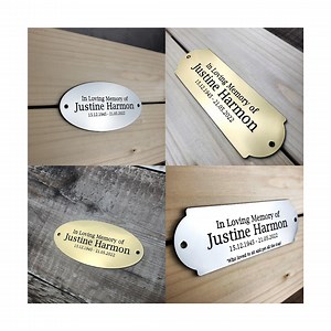 Personalised Bench Plaques, Remembrance Plaques, Outdoor Memorial Plaque, Anniversary, Commemoration, Pet Plaque, Garden Bench Plaque - Etsy Australia