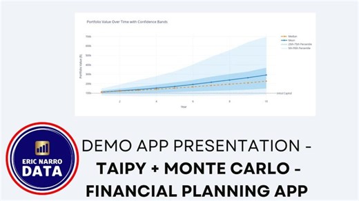 App Presentation: Financial Planning using Monte Carlo Simulations and Taipy Scenario Management | Eric Narro