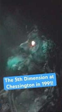 Ever been shrunk into a TV? The 5th Dimension dark ride at Chessington in 1991! #themepark