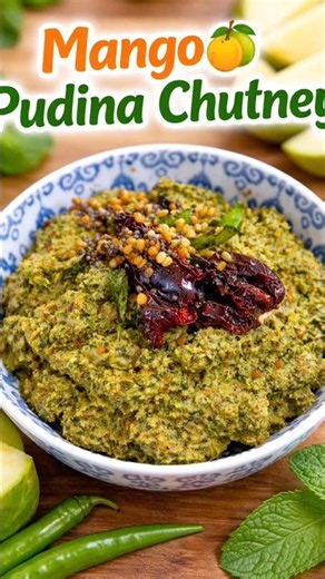 You Need To Try This Raw Mango Mint Chutney #shorts #viral #food