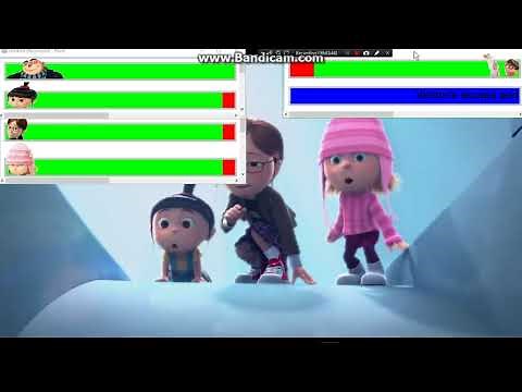 Despicable Me Final Battle with healthbars
