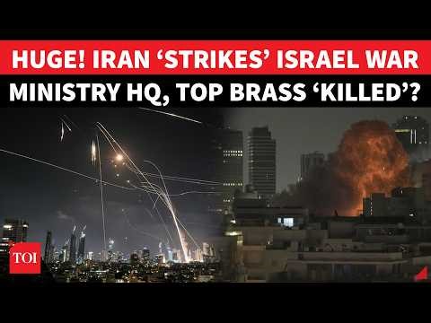 ‘ISRAELI WAR HQ ATTACKED’: Iranian Missiles 'SMASH' Key Army Office, Top Brass Killed? | Watch