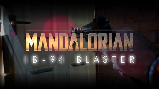Full metal IB-94 Mandalorian blaster (from Blaster Factory) with BlastFX fitted. #starwars #mandalorian #props #disney