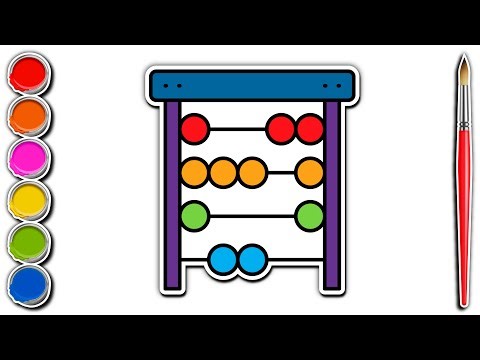 🧮 How to Draw Abacus Step by Step (Coloring Abacus) Draw Abacus Easy, Abacus Drawing | Hornet Art