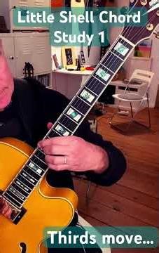 Little Shell Chord Study 1 - #guitar #acousticguitar #jazzguitar #guitartutorial #guitarchords