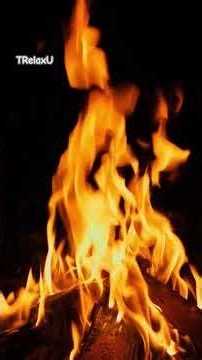 Fire Sounds for Sleep Outdoor Crackling Campfire at Night