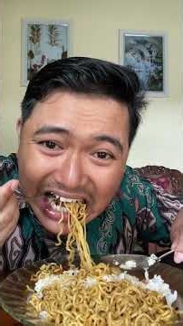 Mie goreng + nasi #streetfood #akademikuliner #food #yukkulinerbareng #kuliner #visitkuliner