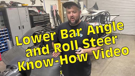 Lower Bar Angle and Roll Steer Know-How with Mike Nuchols- Warrior Race Cars raceknowhow.com/videos/?ID=21395 See it now and over 500 more racing set-up and tech videos on RaceKnowHow.com/register In this requested video Mike talks about lower bar angle adjustments and the effect on a car. He also answers a question regarding roll steer differences between the right and left at attitude. | Raceknowhow