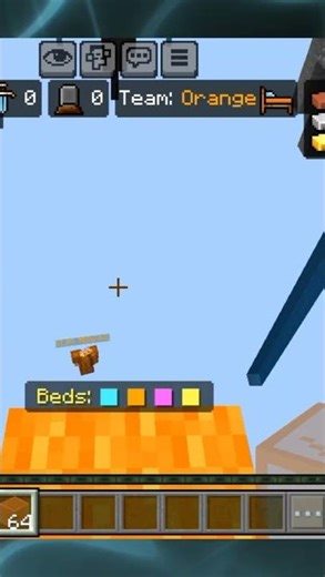 Minecraft bedwars disconnected from server 😭😭 #minecraft #shorts