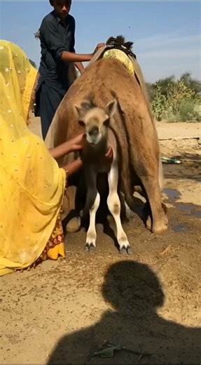 A Difficult but Successful Camel Delivery in the Desert 🐪