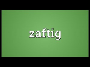 Zaftig Meaning