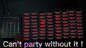 Party Supplies Led Bracelet Party Supplies Sound Activated Led Bracelet DMX Remote Controlled LED Wristband