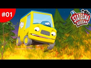 Statečná autíčka - Trable táborníků | Kreslené pro Děti | Animované pro Děti