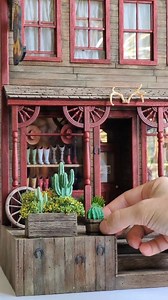 37K views · 1.8K reactions | Welcome to my miniature Boot Saloon! I was inspired to create this western-themed diorama after buying a pair of cowboy boots, fulfilling a long-held desire to build something in that style. #scalemodels #scalemodeling #modelmaking | Tamar Cohen Miniatureit | Facebook