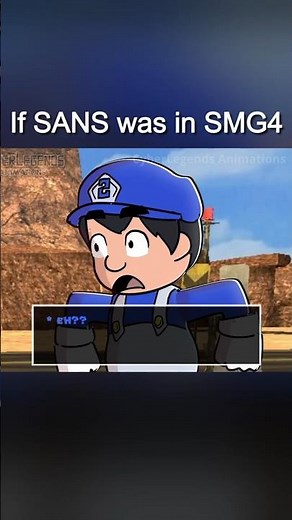 If SANS was in SMG4 (Animation)