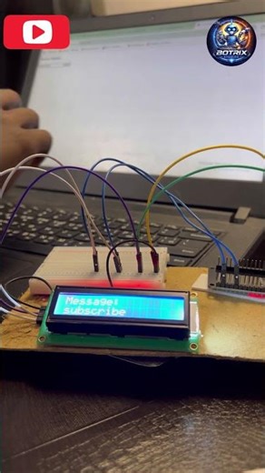 Esp32 message receiver @botrixstudios #arduino #arduinoproject #electronic